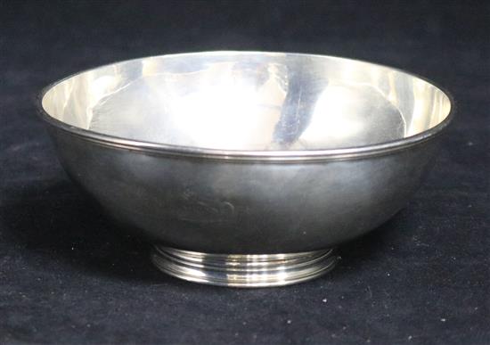 A George IV silver bowl, maker Samuel Wheatley?, London, 1827, 7 oz.